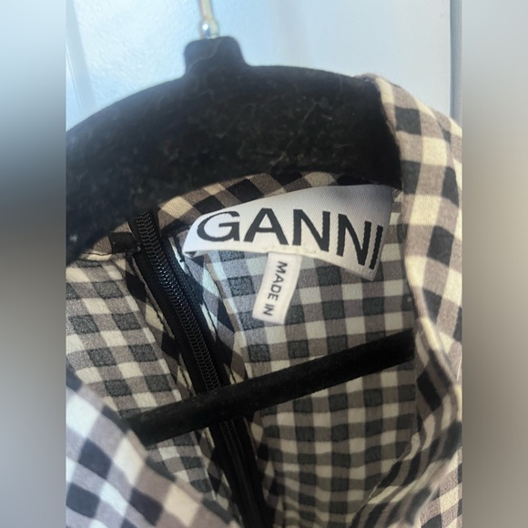 Ganni XS (32) gingham dress - Picture 4 of 5